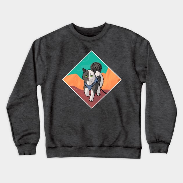 Mesa Cat Crewneck Sweatshirt by jastinamor